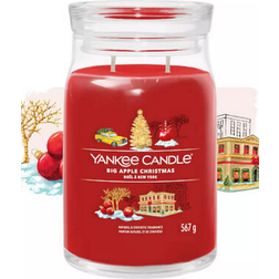 Yankee Candle Big Apple Christmas Signature Large Jar Duftlys 567g