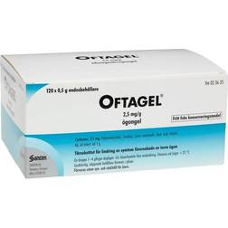 Oftagel 2.5mg/g 120 st Gel