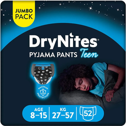 DryNites Lot de 4 x13 Couches Culottes Garçon 8-15 ans Bleu