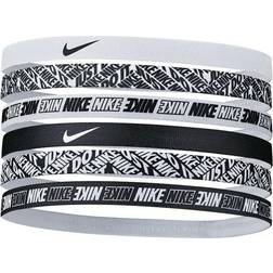 Nike Printed Hair Band 6-pack - Blanc