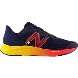 New Balance Big Kid's Fresh Foam Arishi v4 - Team Navy/Electric Red/Egg Yolk