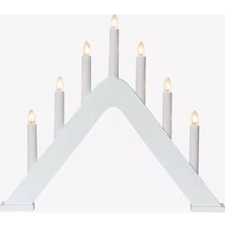 Star Trading Jarve White Candle Bridge 41cm