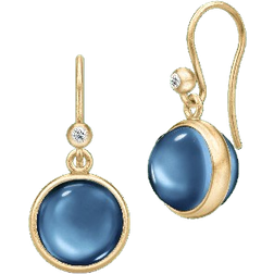 Julie Sandlau Prime Earrings - Gold/Blue/Transparent
