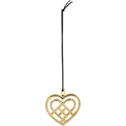 Rosendahl Weaved Heart Gilded Juletræspynt 6.5cm