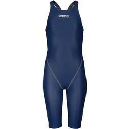 Arena Junior Powerskin ST Next Eco Open Back Swimsuit - Navy