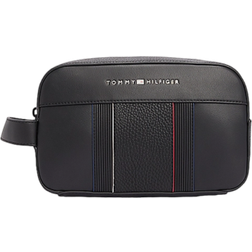 Tommy Hilfiger Metal Logo Washbag - Black