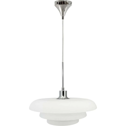 DYBERG LARSEN Ava Opal/Chrome Pendant Lamp 40cm