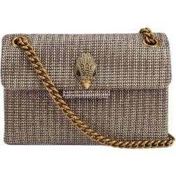 Kurt Geiger Mini Fabric Kensington Bag - Beige