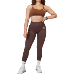 Gtech Valiant Seamless Contour Scrunch Tights - Brown
