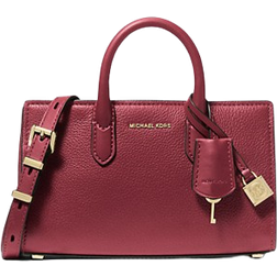 Michael Kors Scarlett Extra Small Leather Crossbody Bag - Deep Red