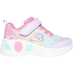 Skechers Princess Wishes Lichtgevende Kindersneakers - Rozen