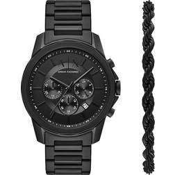 Armani Exchange Horlogeset AX7163SET Zwart