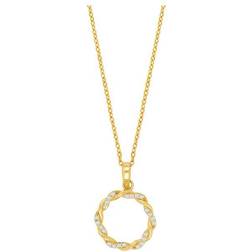 Nordahl Andersen Circle Pendant - Gold/Transparent