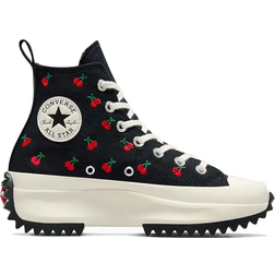 Converse Run Star Hike Platform Cherries Black Black/ Cream/ Red
