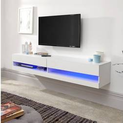 Zipcode Design Allon White TV Bench 180x30cm