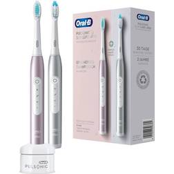 Oral-B Pulsonic Slimluxe 4900 Electric Toothbrush Duo