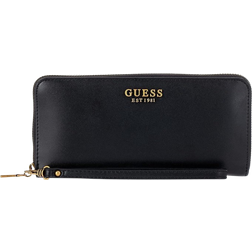 Guess Laurel Large Zip Around Wallet - Black