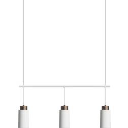 Herstal Edge Trio Matt White-Bronze Pendant Lamp 11.7cm