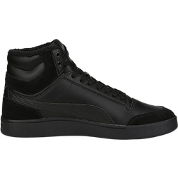 Puma Shuffle Mid Fur - Black /Steel Grey