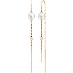 Julie Sandlau Ariel Earring - Gold/Pearls/Transparent