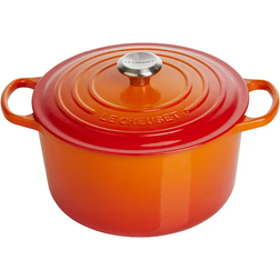 Le Creuset Volcanic Signature Cast Iron Round med lock 5 L 24 cm