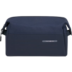 Samsonite Kulturtasche, Reißverschluss, uni, blau
