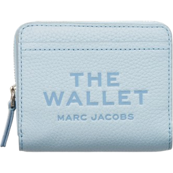 Marc Jacobs The Leather Mini Compact Wallet - Cloud Blue