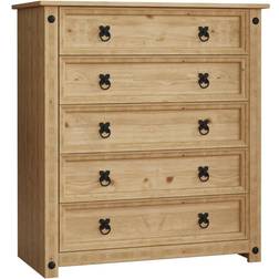 Home Discount Corona Natural Chest of Drawer 80x90cm