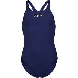 Arena Girl's Team Swim Pro Solid Swimsuit - Navy/White