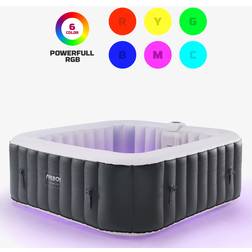 Arebos Jacuzzi Inflable Spa Pool Tenerife with LED
