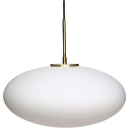 Hübsch Ellipse Opal/Brass Pendel ∅ 40cm
