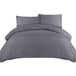 Utopia Bedding Modern Soft Microfiber Duvet Cover Grey (230x220cm)