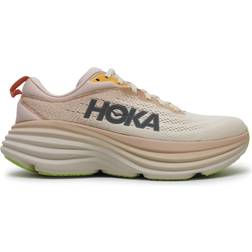 Hoka W Bondi 8 Wide Juoksukengät - Cream/Vanilla