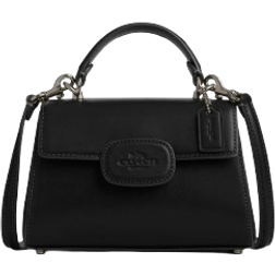 Coach Eliza Mini Top Handle Bag - Smooth Leather/Gunmetal/Black