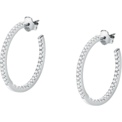 Morellato Tesori Earrings - Silver/Transparent