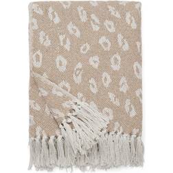 Dunelm Leopard Blankets Natural (180x130cm)