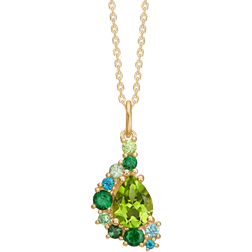 Mads Z Four Seasons-Spring Peridot Pendentifs ct. Or 1536033 Femme Gold