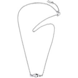 Efva Attling Love Knot Necklace - Silver