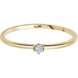 Astley Clarke Promise Ring - Gold/Diamond