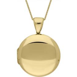 C. W. Sellors Round Locket Pendant Necklace - Gold