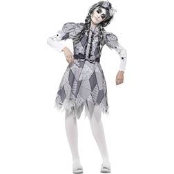 Smiffys Women Damaged Doll Costume