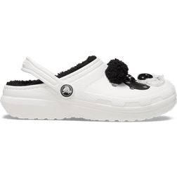 Crocs Classic Lined Clog Sandals - Black/White