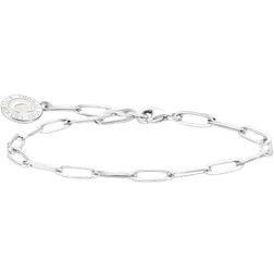 Thomas Sabo Charm Bracelet with Coin - Silver/White