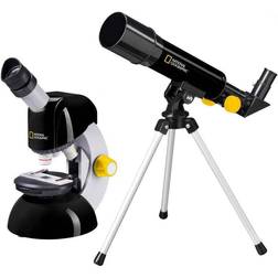 National Geographic Kit telescopio microscopio Pacchetto ricerca-BRESSER Bresser nero