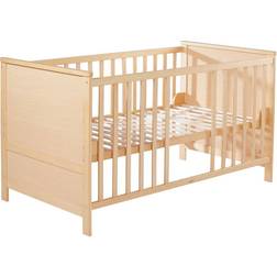 Roba Lit Bébé Évolutif 70x140 3 Barreaux Amovibles 30.7x55.9"