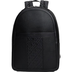 Tommy Hilfiger Monogram Pebble Grain Backpack - Black