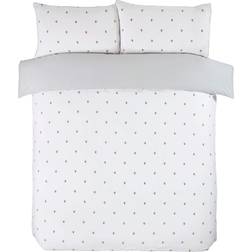 Gr8 Home Bumble Bee Single Duvet Cover White (200x135cm)