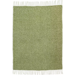 Habitat Faux Mohair Blankets Green (150x125cm)