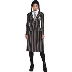 Fiestas Guirca Gothic Family Girl School Uniform Costume