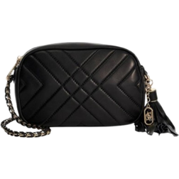 Dune London Chancery Crossbody Bag - Black Leather